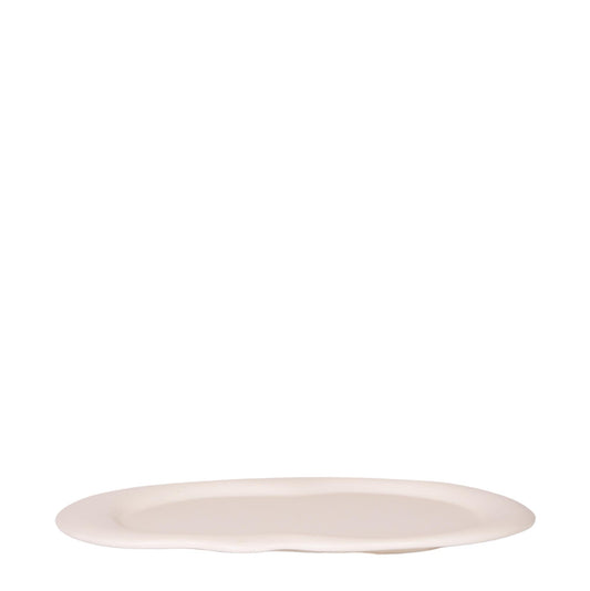 Kolibri Home | Cloud plate - Ovale dienblad Ø30cm - Travertine