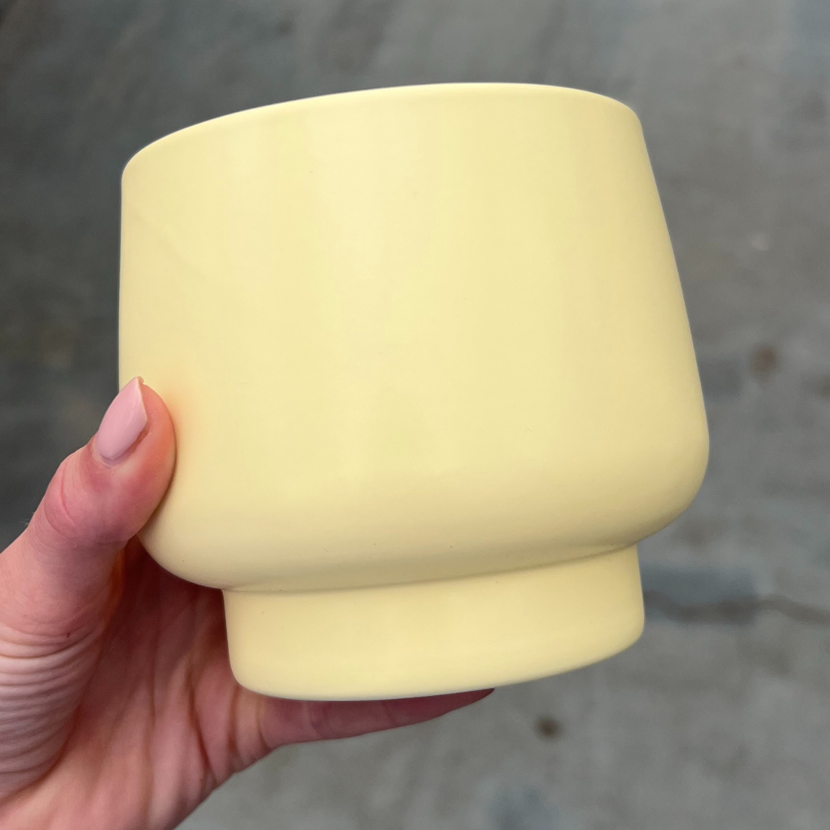 Kolibri Home | Scandic Blumentopf  - Yellow - ⌀9cm
