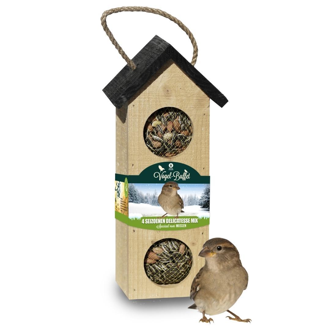 Vogel-Buffet | Chalet Futterhaus Vogelhaus | 500 Gramm - Mussen
