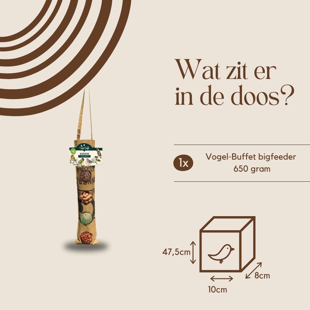 Vogel-Buffet | Rags Delikatesse Bigfeeder | 650 Gramm | geeignet für alle Freilandvögel