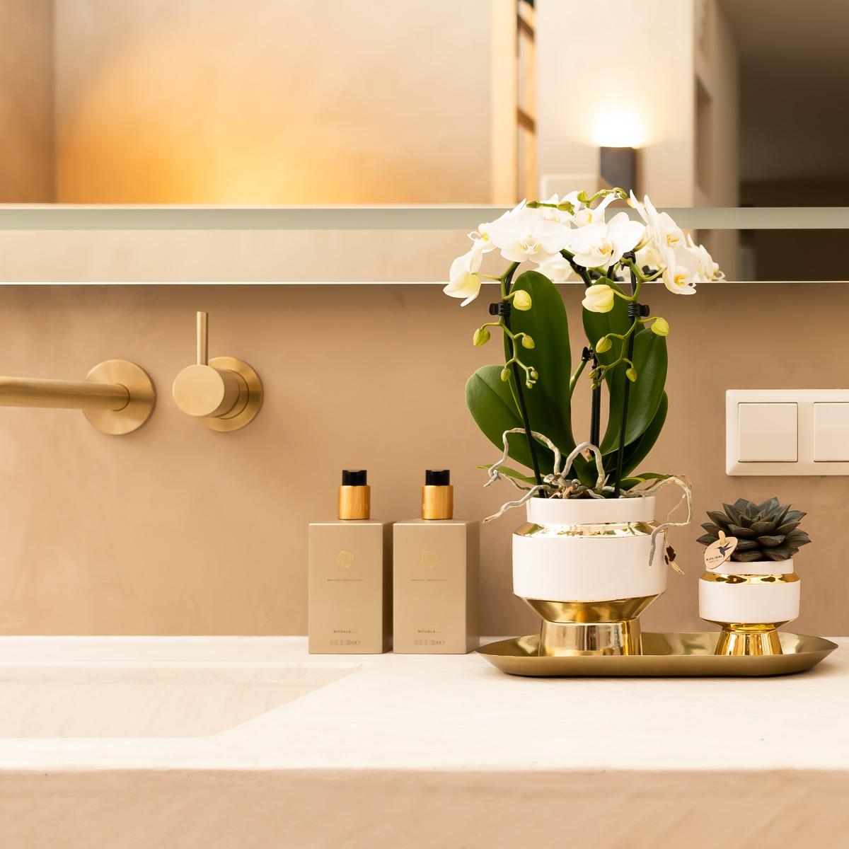 Kolibri Home | Teller oval - Ovales Tablett Ø30cm - Gold