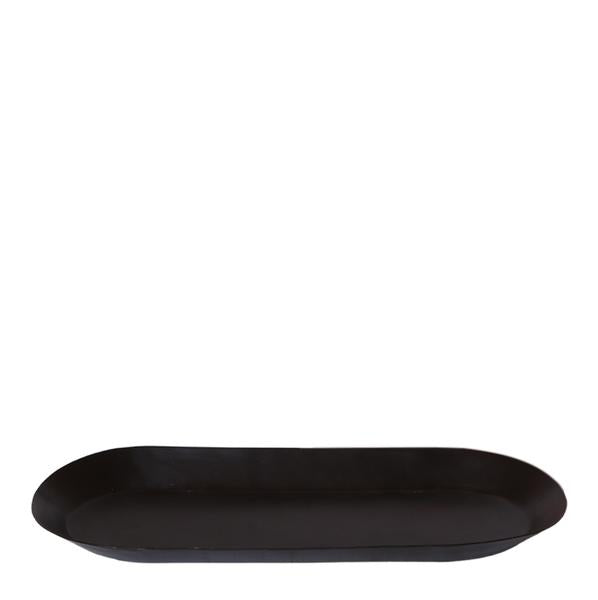 Kolibri Home | Teller oval - Ovales Tablett Ø30cm - Black