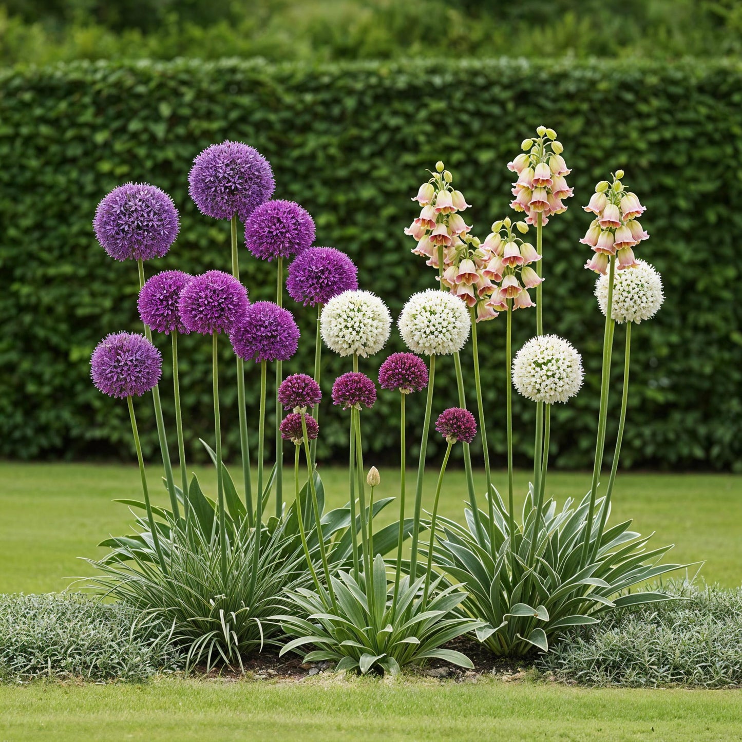 GreenboutiQ - Blumenzwiebeln - Bulb Garden Allium Mix - Verschiedene Farben - 80 Stück - Geschenkverpackung