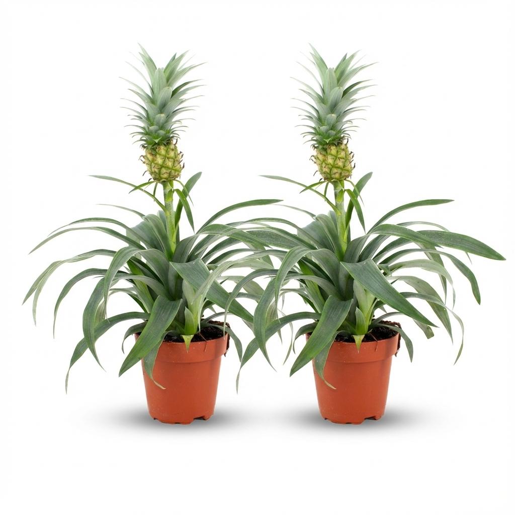 Ananaspflanze Mi Amigo - 2 Stück - Ø 12 cm - Höhe: 35 - 40 cm