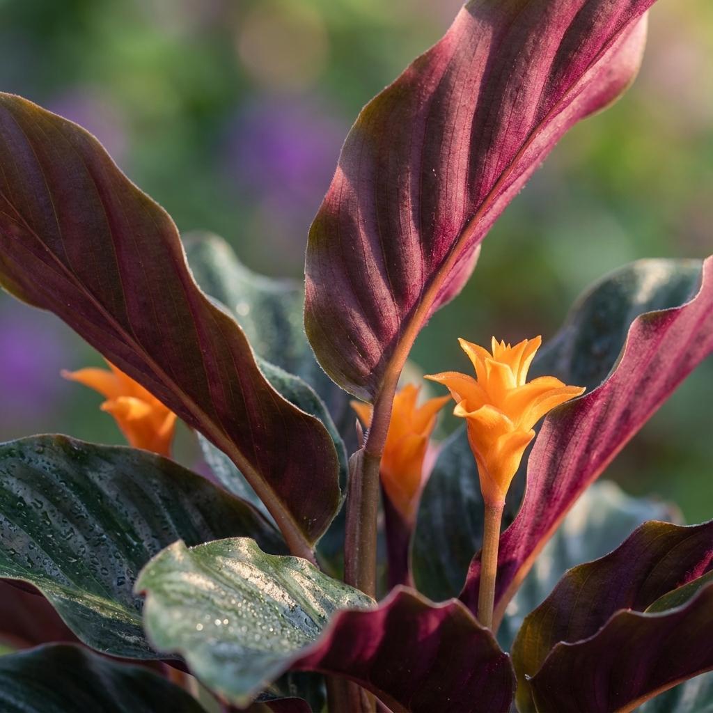 Calathea Crocata - 2 Stück - Ø 14 cm - Höhe: 40 - 45cm