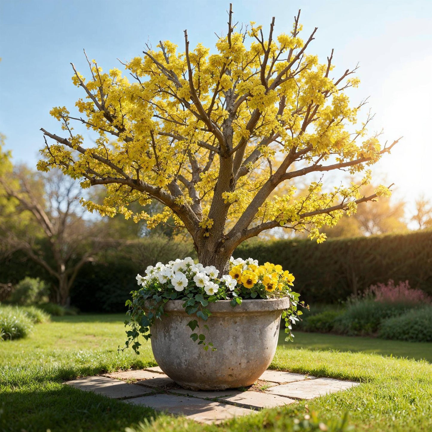 GreenboutiQ - Gartenpflanze - Cornus mas - Blüte Gelb - 1 Pflanze - Laubabwerfend - Pflegeleicht - Topf 12cm Höhe 35cm