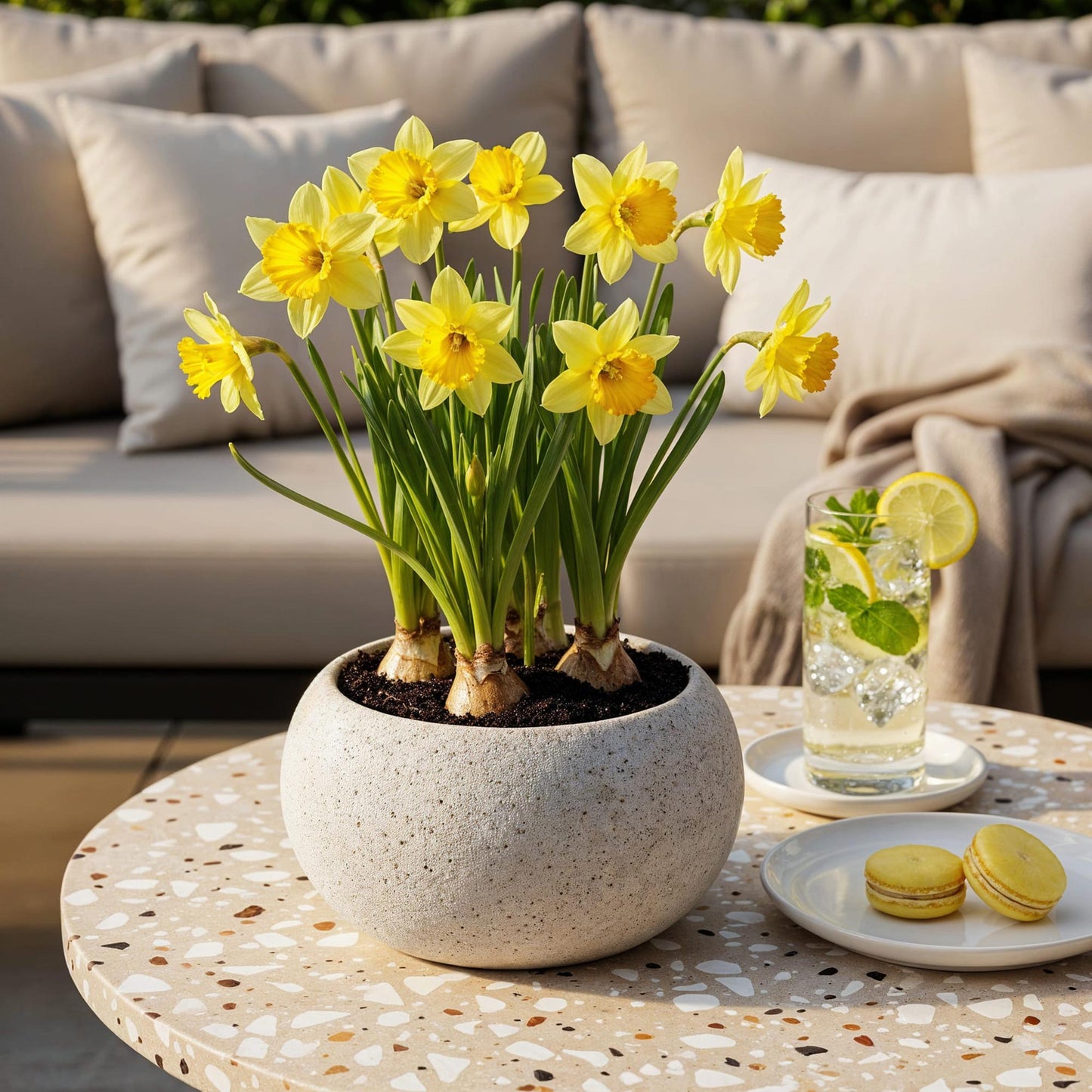 GreenboutiQ - Blumenzwiebeln - Narcis Yellow - Farbe Gelb - 40 Stück - Zwiebelgröße 10/12