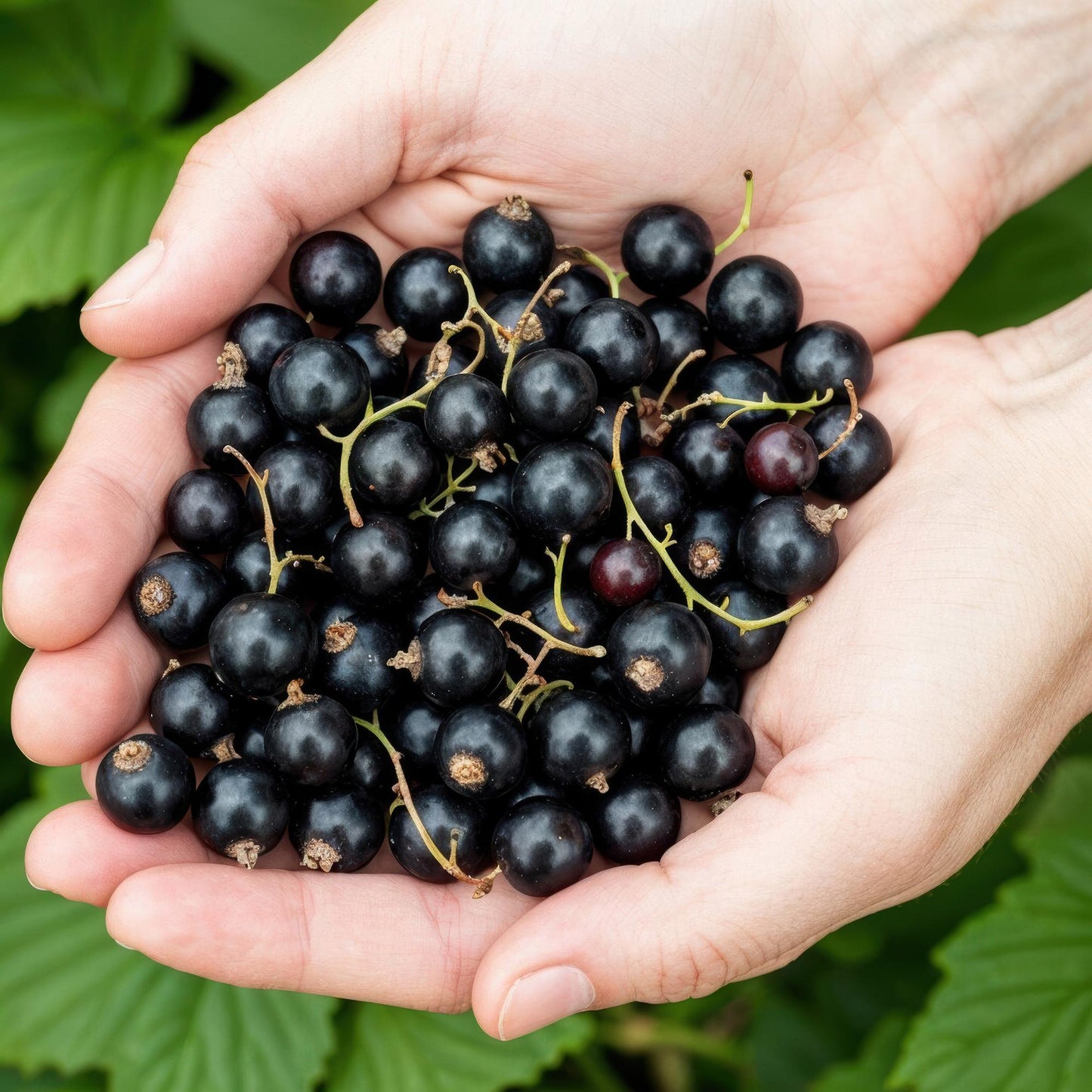 GreenboutiQ - Obstpflanzen - Schwarze Johannisbeere - Ribes nigrum Titania - Winterhart - 6 Pflanzen - Topf 9 cm - Schwarze Johannisbeere