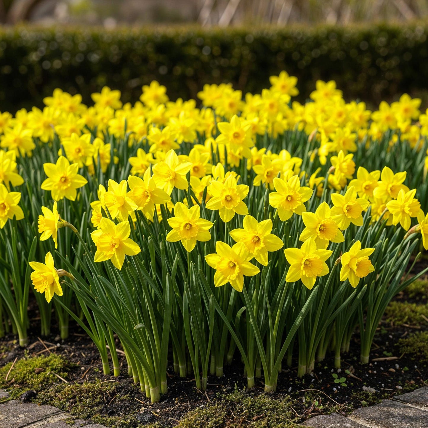 GreenboutiQ - Blumenzwiebeln - Narcis Tete-A-Tete - Farbe Gelb - 50 Stück - Zwiebelgröße 10/12
