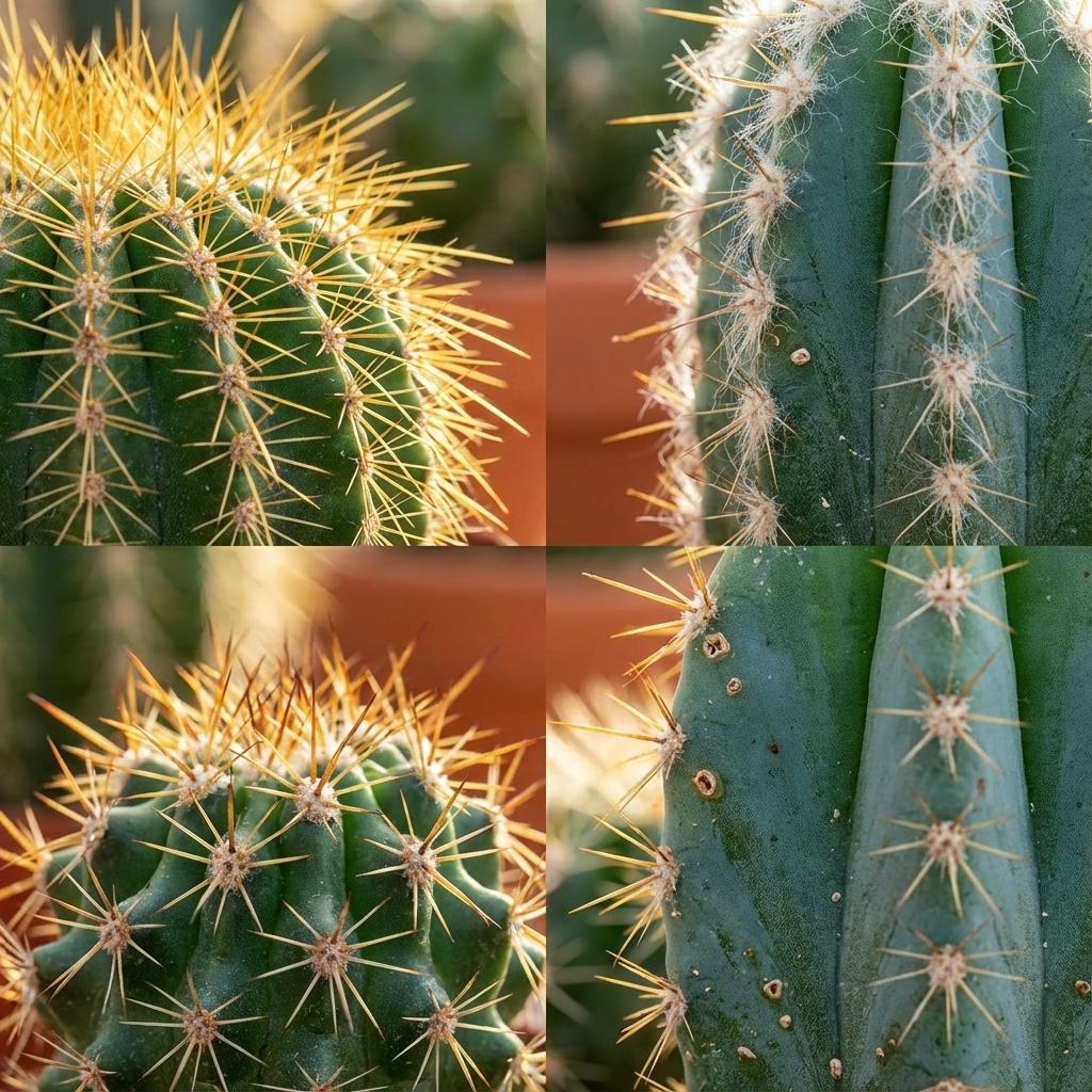 Mini Kakteen Mix - 12 Stück - Ø 8,1 cm - Höhe: 5-10 cm - Terrakottatöpfe