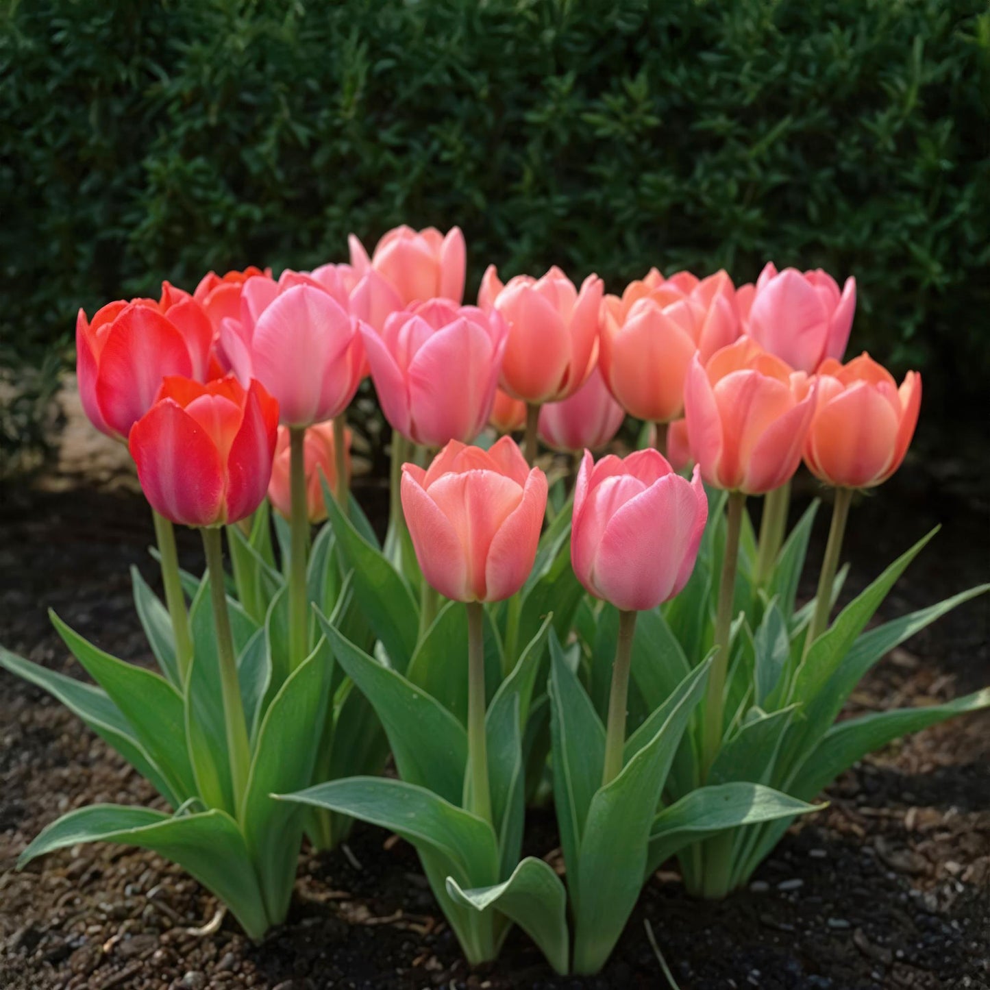 GreenboutiQ - Blumenzwiebeln - Tulpe Pink und Red - Farbe Rosa und Rot - 40 Stück - Zwiebelgröße 10/12