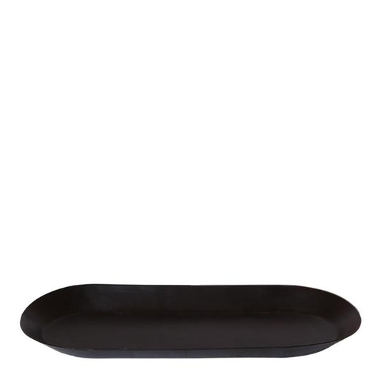 Kolibri Home | Teller oval - Ovales Tablett Ø30cm - Black